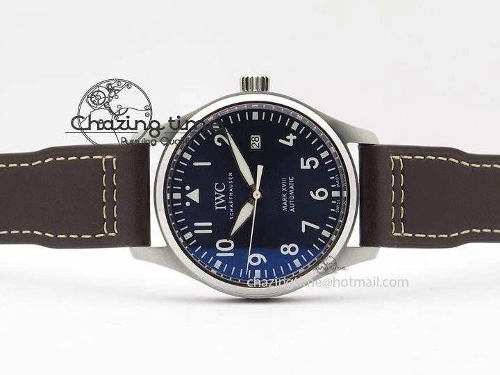 MIROTIME 0403 Mark XVIII Le Petit Prince IW327004 SS Mk Maker Best Edition Blue Dial On Brown Leather Strap A TimelessDesign 7296
